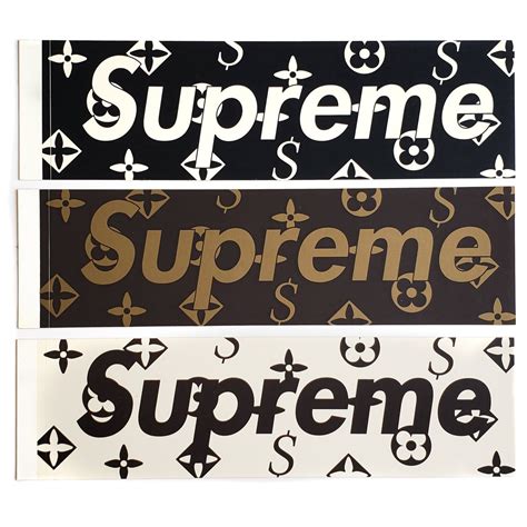 supreme x louis vuitton stickers|louis vuitton supreme jumper.